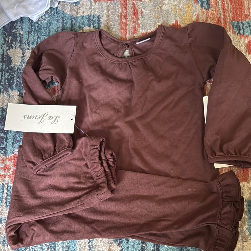 Brown Kids Matching Set